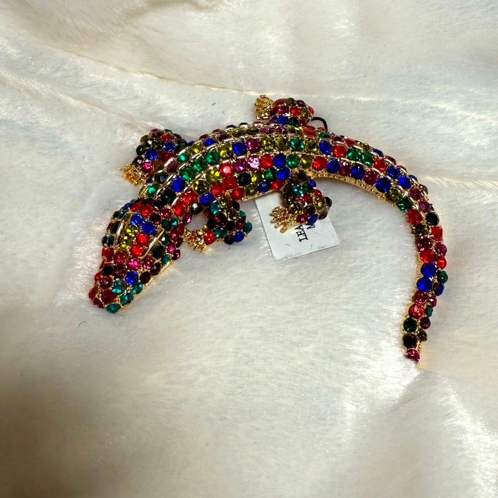 New rhinestones crock Brooch
